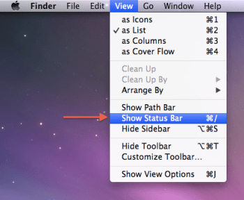 Finder enable status